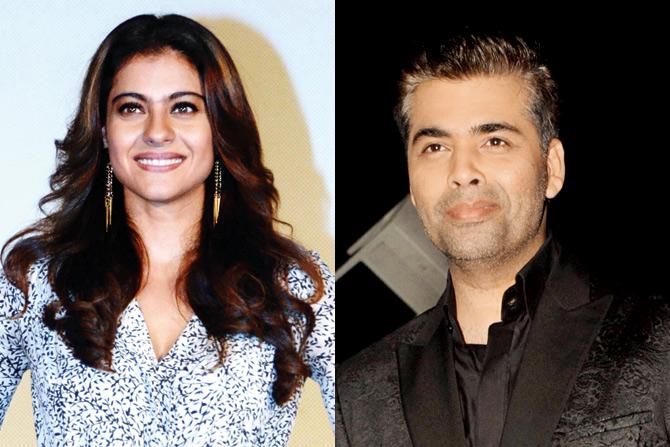 Kajol and Karan Johar