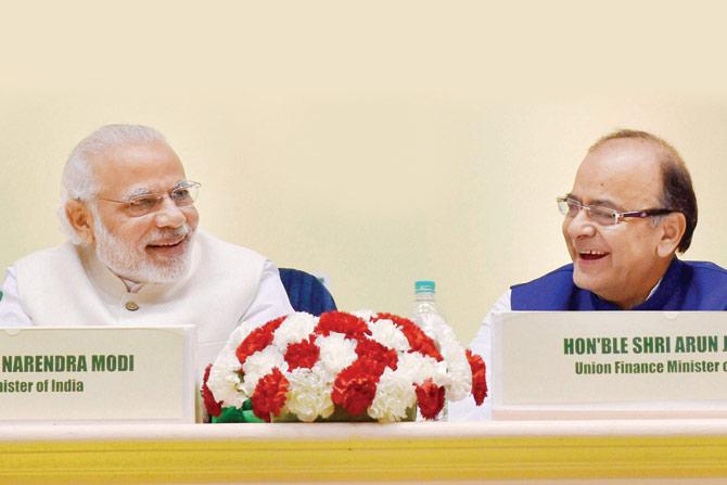 Prime Minister Narendra Modi intervened as Finance Minister Arun Jaitley decided to defer the plan to levy tax on 60 per cent of employees’ provident fund withdrawal, the final decision will be announced in Parliament, tomorrow. Pics/PTI