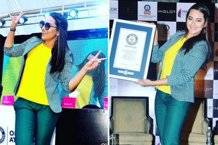 Watch! Sonakshi Sinha creates Guinness World Record