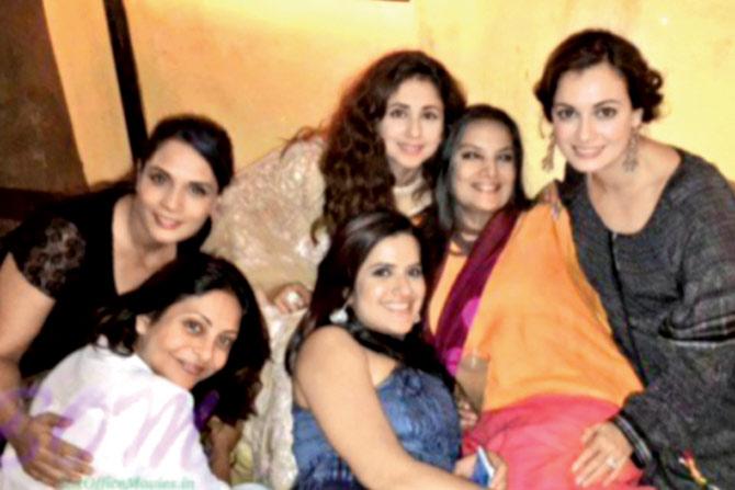 From left: Richa Chadha, Shefali Shah, Urmila Matonkar, Sona Mohapatra, Shabana Azmi and Dia Mirza