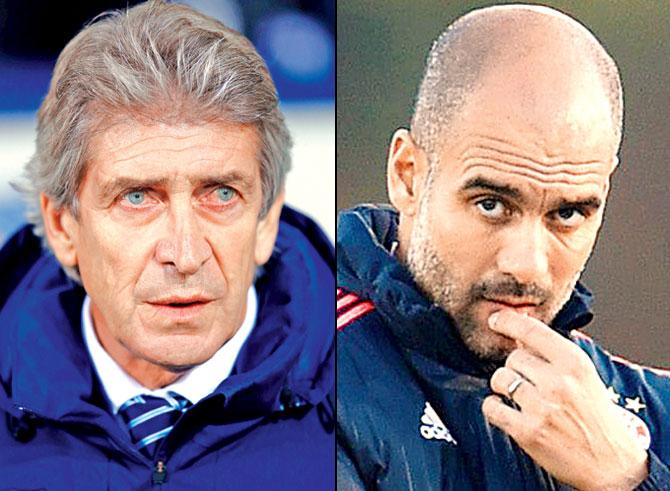 Manuel Pellegrini and Pep Guardiola, who will be Manchester City