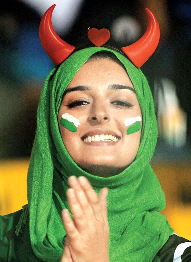 A Pakistani fan. Pic/AFP