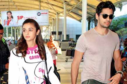 Spotted: Alia Bhatt and Sidharth Malhotra at Mumbai airport