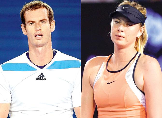Andy Murray and Maria Sharapova