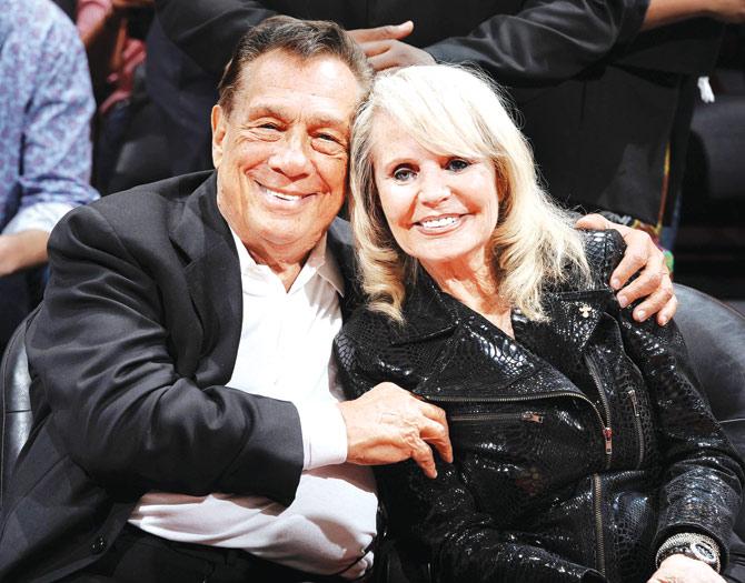Donald Sterling with wife Sally