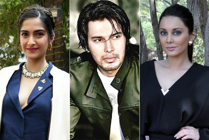  Sonam Kapoor, Rajneesh Duggall and Minissha Lamba