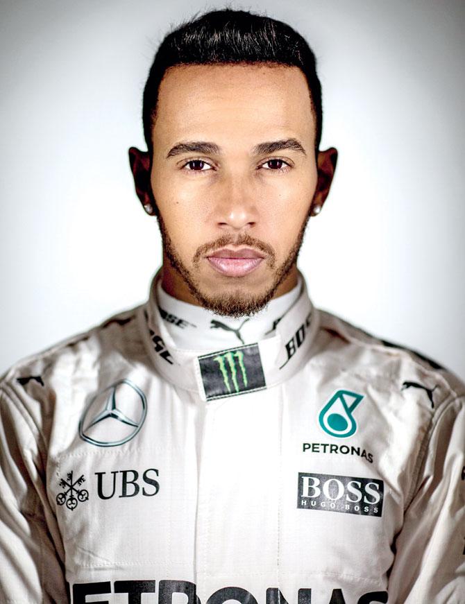British F1 driver driver Lewis Hamilton