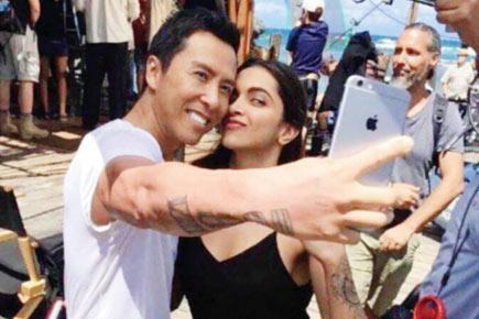 Deepika Padukone's selfie moment with 'Ip Man' star on 'xXx 3' sets