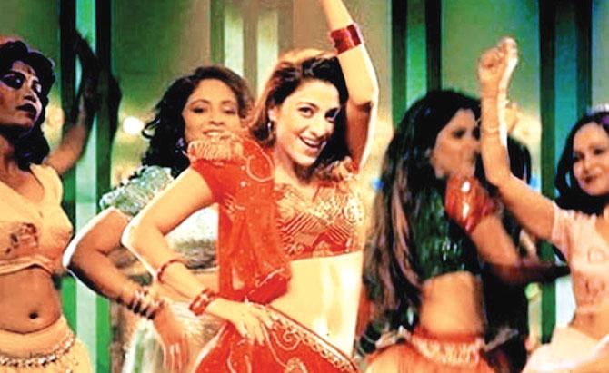 A still from Chandni Bar and (right) Tabu who featured in the 2001 film