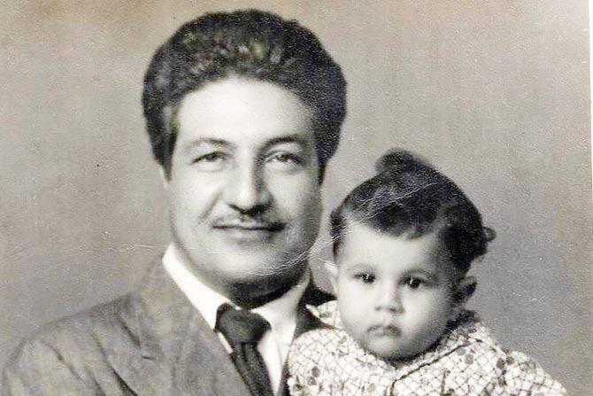 Khodamurad with grandson Shapur