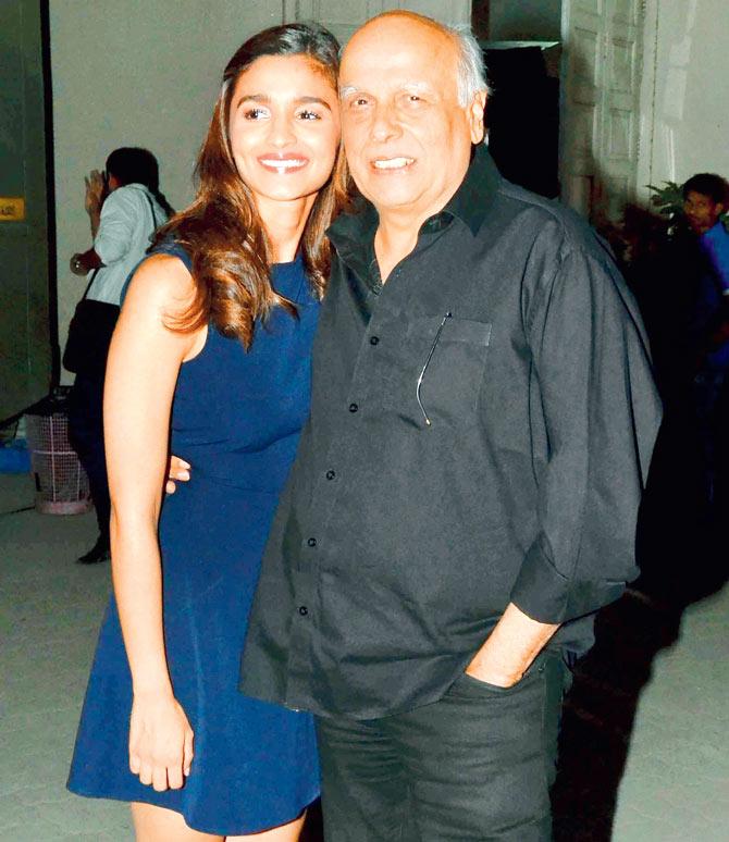 Alia Bhatt and Mahesh Bhatt