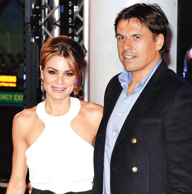 Wales manager Chris Coleman with his wife Charlotte