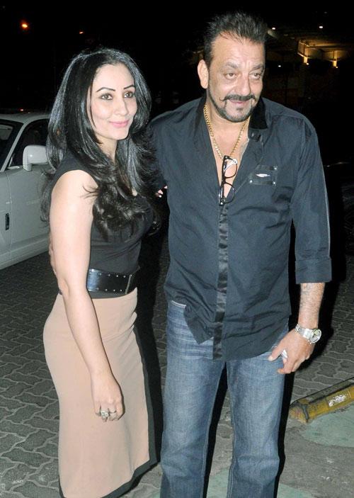 Sanjay Dutt with wife Manyata Dutt