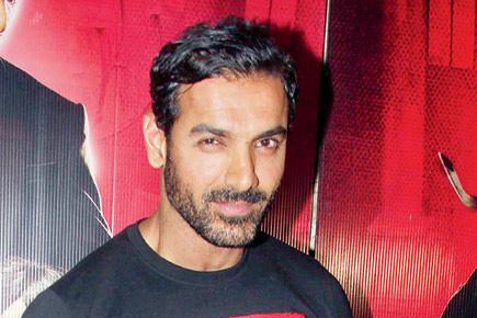 John Abraham at the screening of 'Rocky Handsome'
