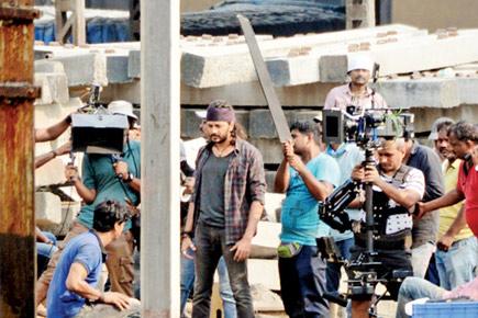 Spotted: Riteish Deshmukh shooting for 'Banjo' at Jogeshwari