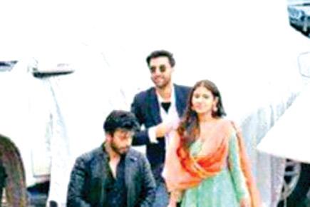 Spotted: Ranbir, Anushka, Fawad on the sets of 'Ae Dil Hai Mushkil'