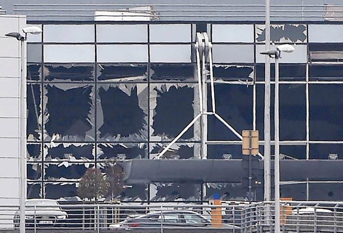 The impact of the Brussels (seen here is the airport at Zaventem) and Paris attacks is more severe because they were unexpected and took place in two advanced and secular societies where there is no ostensible social or political tension. Pic/AFP