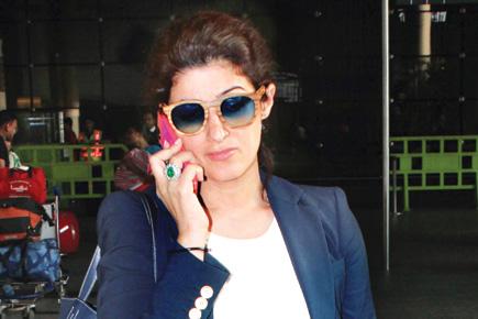Spotted: Twinkle Khanna at Mumbai airport