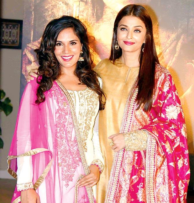Richa Chadha and Aishwarya Rai Bachchan
