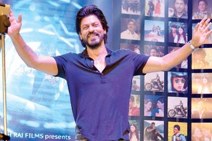 Spotted: Shah Rukh Khan at 'Fan' trailer launch