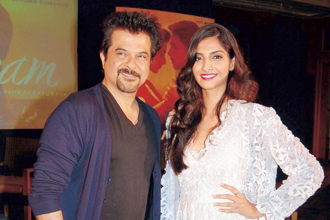 Anil Kapoor with daughter Sonam