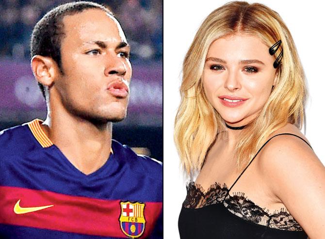 Neymar publica foto com a atriz Chloe Grace Moretz e imagem repercute nas  redes sociais - Retratos da Bola - Extra Online