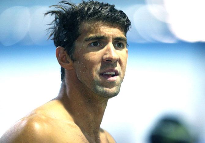 Michael Phelps. Pic/AFP