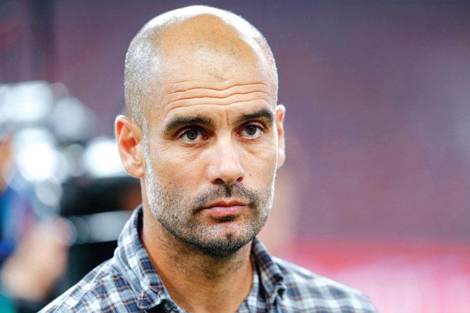 Bayern Munich coach Pep Guardiola