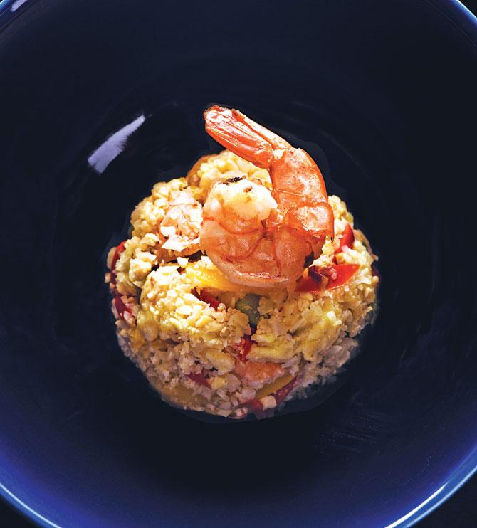 A recipe of Shrimp Fried Rice features in the book too