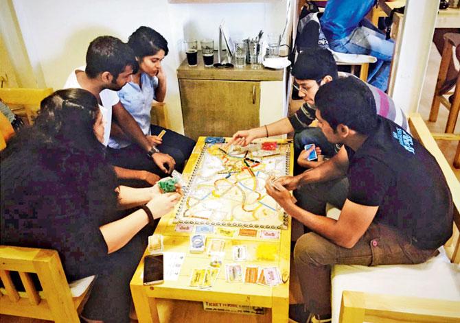 A gaming session by Tabletop India at a Bandra pub last year