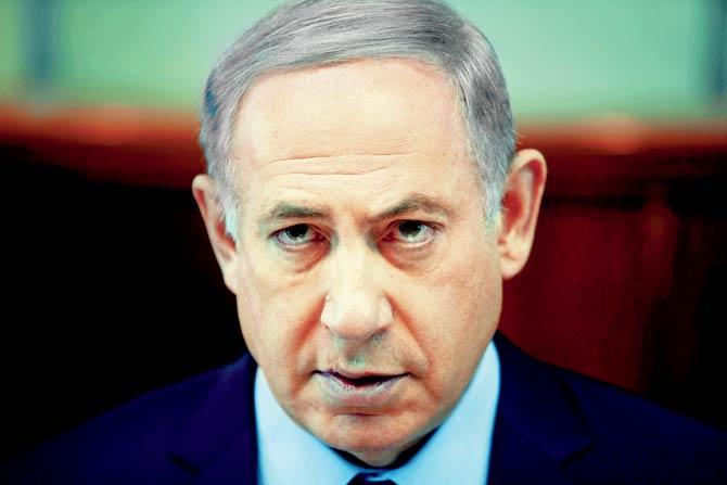 Israel’s Prime Minister Benjamin Netanyahu was slated to visit America this month, but he cancelled his plans. Pic/AFP