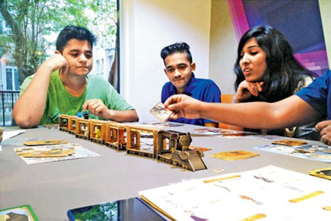 A board game event organised at Creeda, Fort. Pics courtesy/Vikas Munipalle