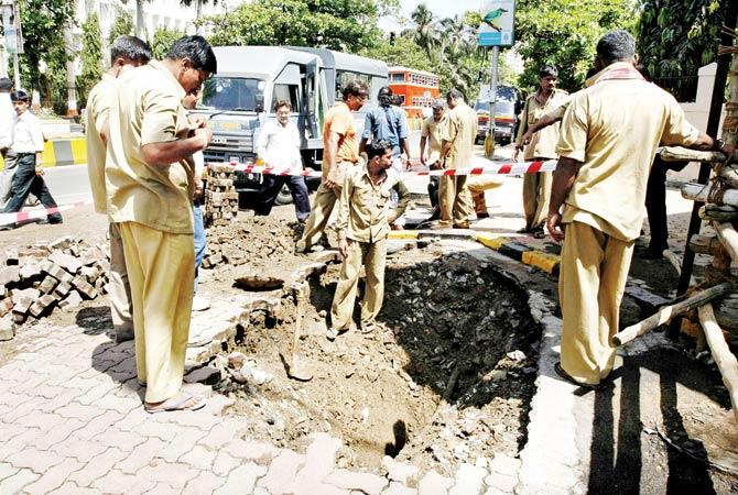 The BMC loves digging up roads: Experts have often pointed out that there are better options than digging up roads. Utility tunnels have been recommended, but not been implemented. File picture for representation