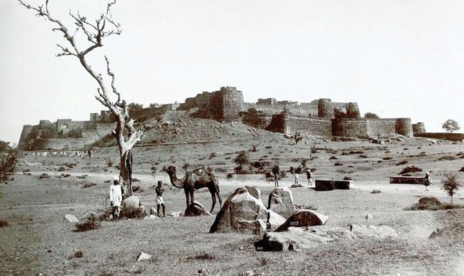 Deen Dayal’s photograph of Jhansi Fort from Scenes and Sculptures of Central India, 1882. Pic/ The British Library Board