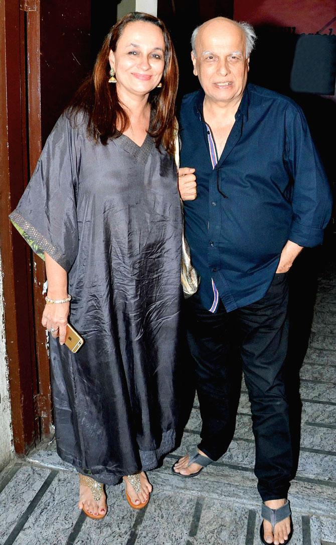Mahesh Bhatt and Soni Razdan