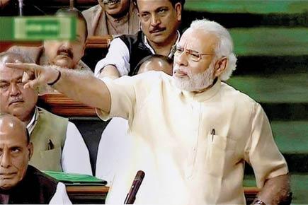 PM Narendra Modi likens Congress to 'mrityu'