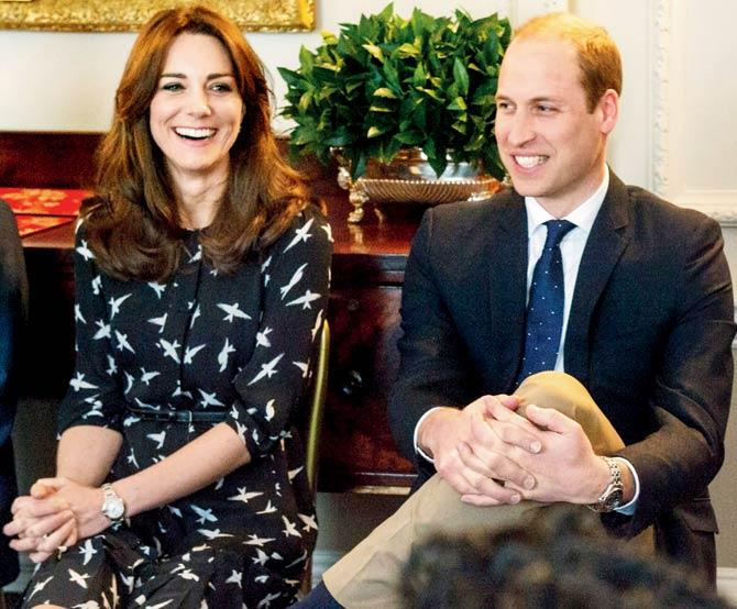 Catherine, Duchess of Cambridge and Prince William, Duke of Cambridge at Kensington Palace on March 10 in London, United Kingdom. Pic/Getty Images