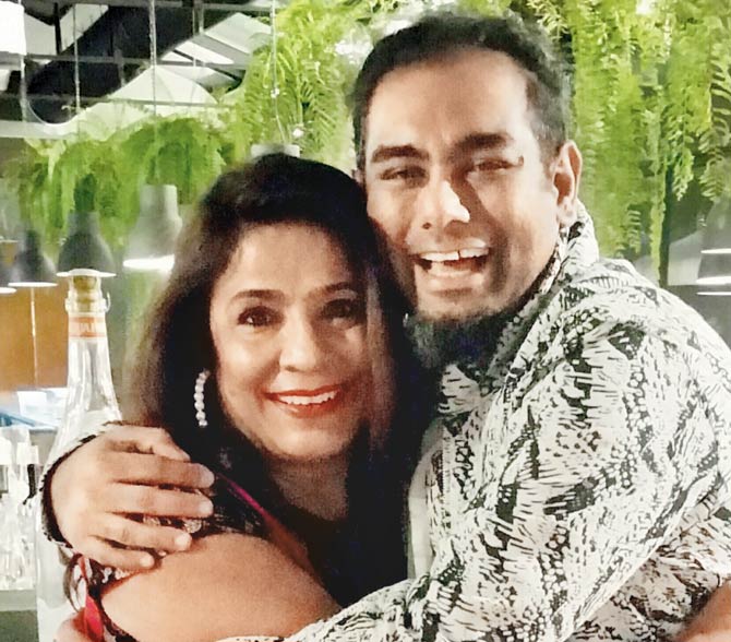 Rashmi Uday Singh with Gaggan Anand in Bangkok