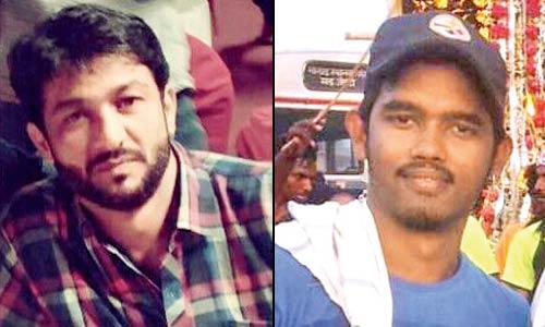 Salim Sheikh (left) died on the spot and his friend Nadeem is critical