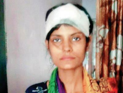 Priya Thakur was standing on the footboard when the stone hit her. She was pulled inside the crowded compartment by other passengers and her friends
