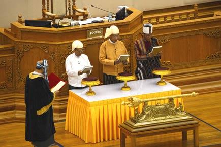 U Htin Kyaw sworn in as Myanmar's president