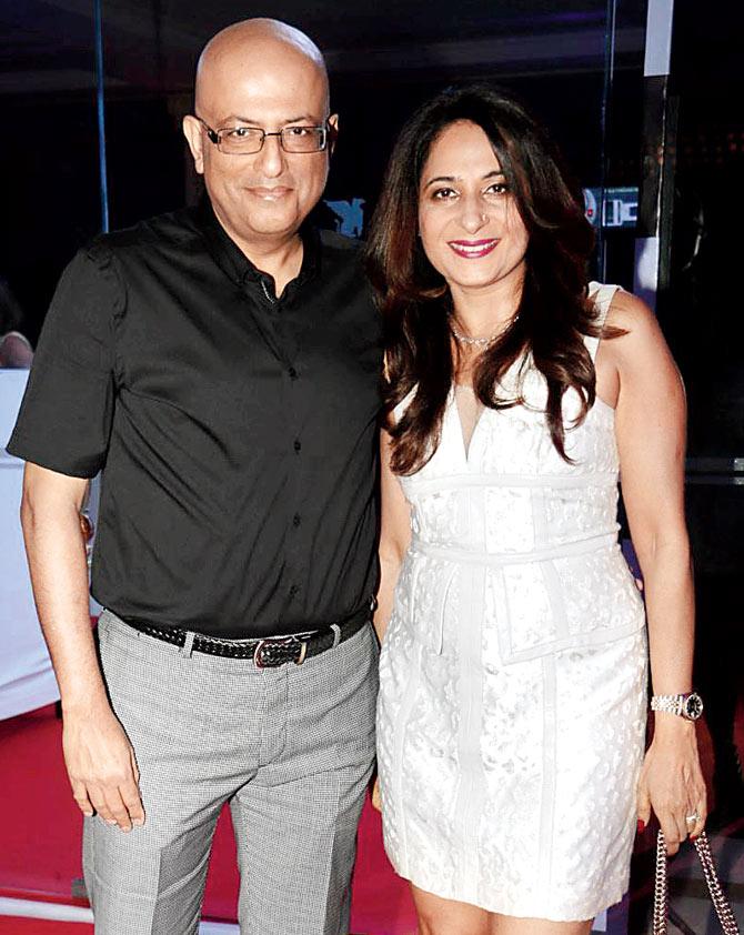 Vikram Sakhuja, Group CEO Madison Media & OOH, with wife