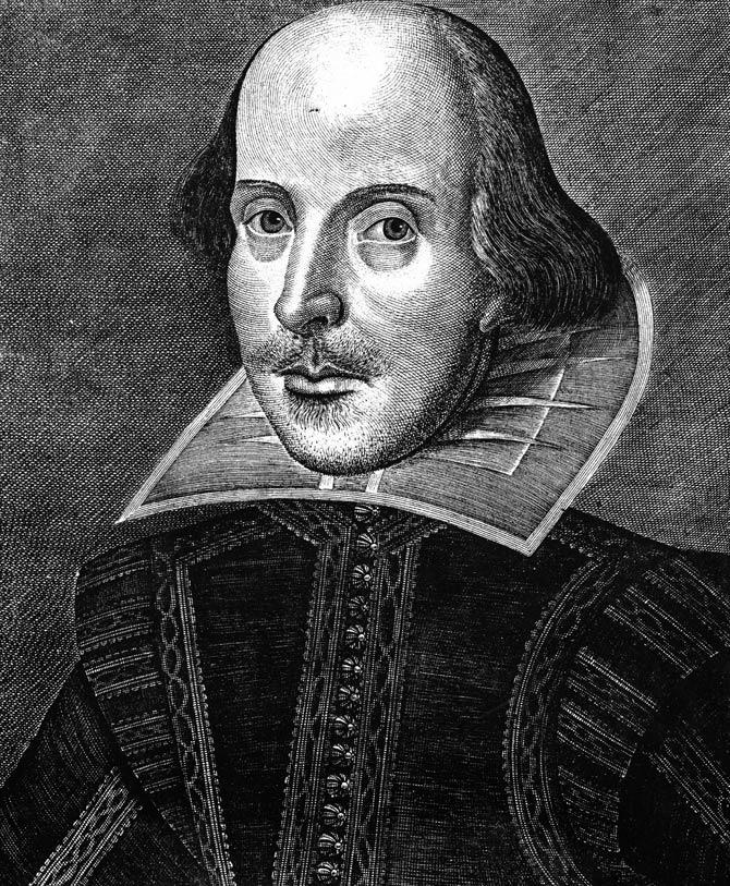 William Shakespeare. Pic/Getty Images