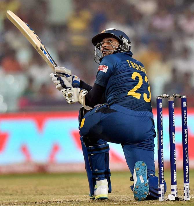 Dilshan in action