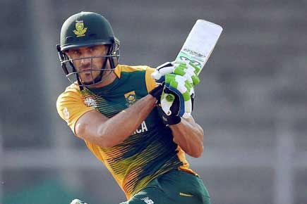 WT20: SA captain Faf du Plessis fined 50 per cent of his match fee
