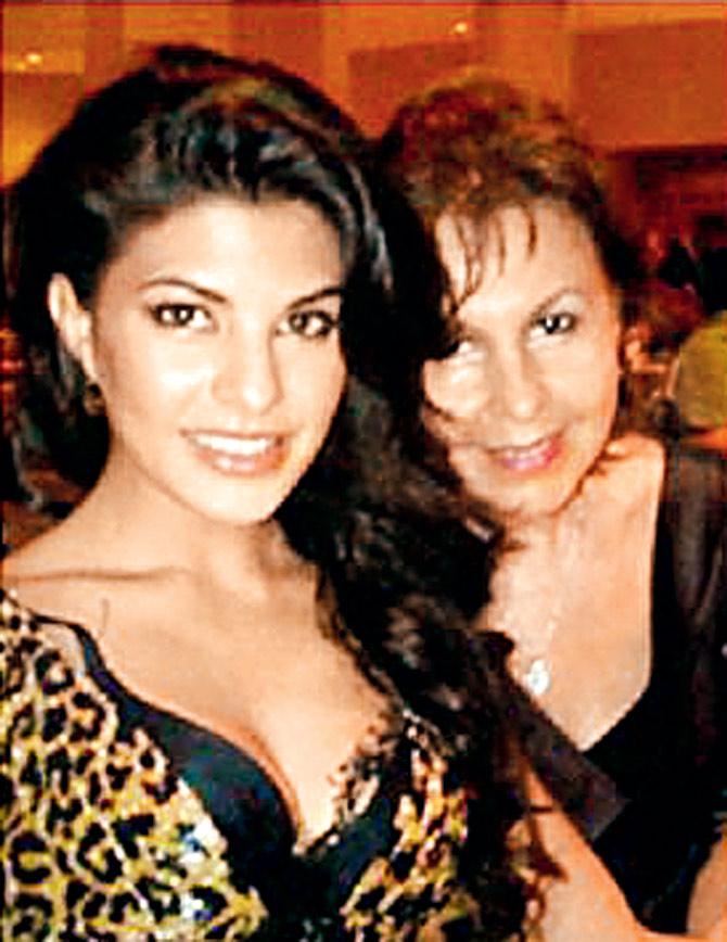 Jacqueline with her mother Kim