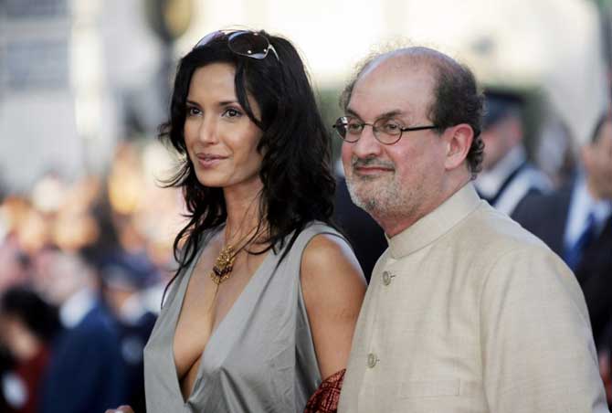 Padma Lakshmi and Salman Rushdie