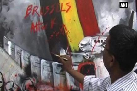 UP: Painter pays tribute to Brussels attacks victims