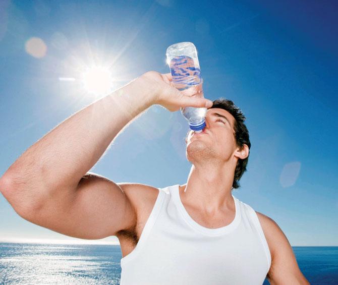  Drink less water to stay fit, says book