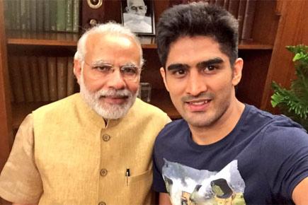 Vijender Singh discusses state of Indian boxing with Narendra Modi